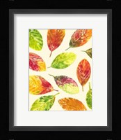 Vibrant Leaves II Framed Print