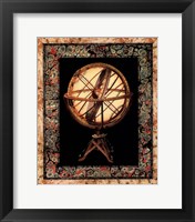 Globe with Marble Border II Fine Art Print