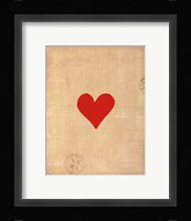 Small Heart Framed Print