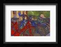Colorful Bicycles I Fine Art Print