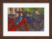 Colorful Bicycles I Fine Art Print