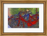 Colorful Bicycles II Fine Art Print