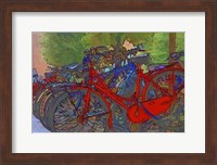 Colorful Bicycles II Fine Art Print