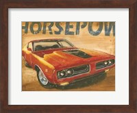 Vintage Muscle I Fine Art Print