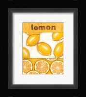 Lemon Framed Print