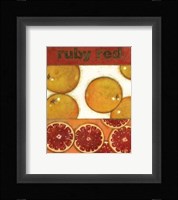 Ruby Red Framed Print
