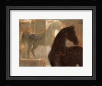 Weathered Equine I Framed Print