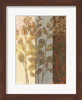 Tapestry with Leaves I Fine Art Print