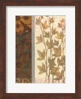 Tapestry with Leaves II Fine Art Print