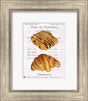 Pain au Chocolat et Croissant Fine Art Print