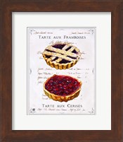 Tartes aux Cerises et Framboises Fine Art Print