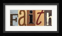 Faith Panel Framed Print