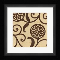 Stained Wood Botanical II Framed Print