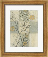 Neutral Linen Blossoms II Fine Art Print