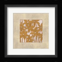 Metallic Petals I Framed Print