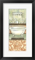 Damask Bath I Fine Art Print