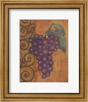 Scrolled Grapes I Fine Art Print