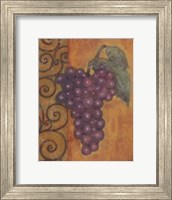 Scrolled Grapes I Fine Art Print