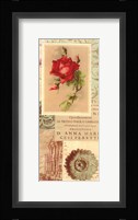 Vintage Rose Panel II Fine Art Print