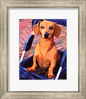 Daschund Drive Through Fine Art Print