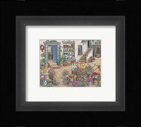Courtyard Flower Shoppe Fine Art Print