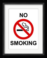 No Smoking - sign Fine Art Print