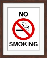 No Smoking - sign Fine Art Print