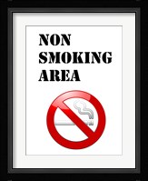 Non Smoking Area Fine Art Print