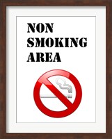 Non Smoking Area Fine Art Print