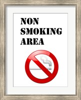 Non Smoking Area Fine Art Print