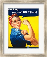 Smoking - You Cant Do It Fine Art Print
