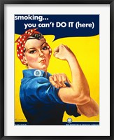 Smoking - You Cant Do It Fine Art Print
