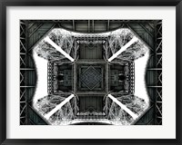 View of the Eiffel Tower from below Fine Art Print
