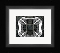 View of the Eiffel Tower from below Fine Art Print