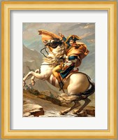 Napoleon (1769-1821) Crossing the Alps at the St Bernard Pass Fine Art Print