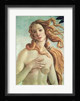 Venus, detail from The Birth of Venus, c.1485 Fine Art Print
