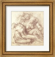Figures Study for the Lamentation Over the Dead Christ, 1530 Fine Art Print