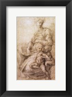 The Virgin and Child with the infant Baptist, c.1530 Fine Art Print