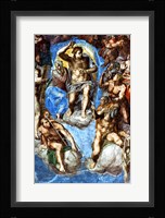 Christ, detail from 'The Last Judgement', in the Sistine Chapel Fine Art Print