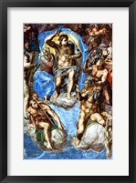 Christ, detail from 'The Last Judgement', in the Sistine Chapel Fine Art Print