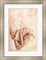 Inv. 1887-5-2-118 Recto (W.10) Study of drapery Fine Art Print