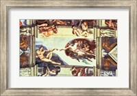 Sistine Chapel Ceiling: Creation of Adam, 1510 Fine Art Print