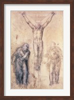 Inv.1895-9-15-509 Recto W.81 Study for a Crucifixion Fine Art Print