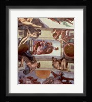 Sistine Chapel Ceiling (1508-12): The Separation of the Waters from the Earth, 1511-12 Fine Art Print