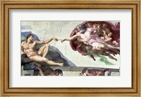 Sistine Chapel Ceiling (1508-12): The Creation of Adam, 1511-12 Fine Art Print