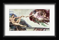 Sistine Chapel Ceiling (1508-12): The Creation of Adam, 1511-12 Fine Art Print