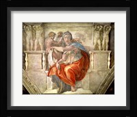 Sistine Chapel Ceiling: Delphic Sibyl Framed Print