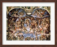 Last Judgement, from the Sistine Chapel, 1538-41 Fine Art Print