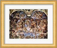 Last Judgement, from the Sistine Chapel, 1538-41 Fine Art Print