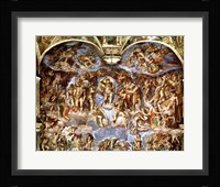 Sistine Chapel: The Last Judgement, 1538-41 Fine Art Print